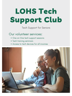 Lake Oswego High School Tech Support Club poster