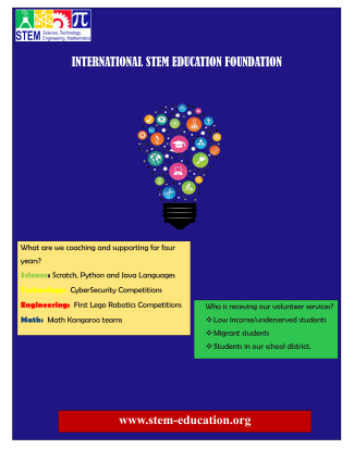 International STEM Education Foundation poster